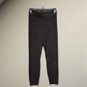 LC Lauren Conrad Black Textured Leggings